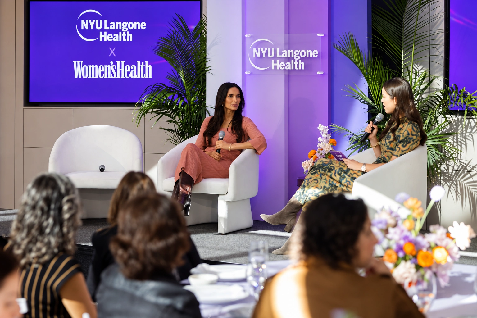 Panel discussion at an NYU Langone Health and Women’s Health event