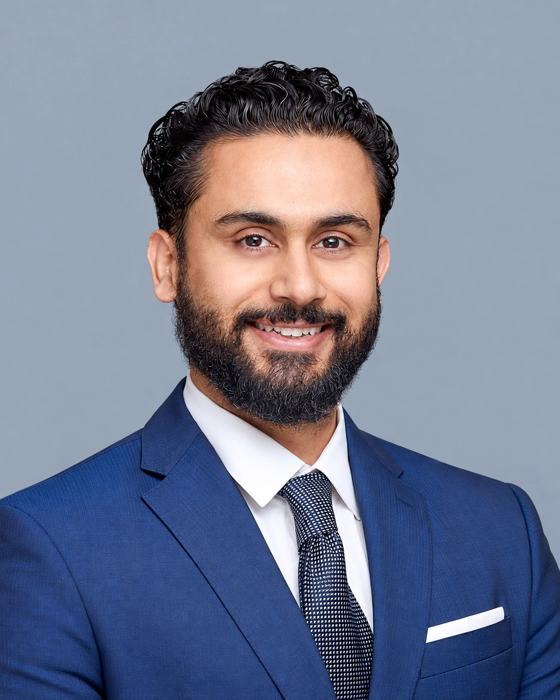 Professional corporate headshot photographed by Alex Lee